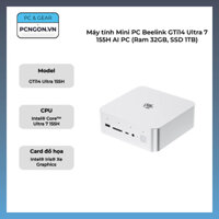 Máy tính Mini PC Beelink GTi14 Ultra 7 155H AI PC (Ram 32GB, SSD 1TB)