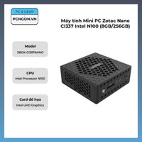 Máy tính Mini PC Zotac Nano CI337 Intel N100 (Barebone)