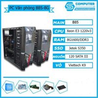 Máy tính PC văn phòng H81, 8G, CPU Xeon E3 1220v3