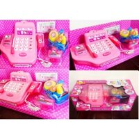 Máy tính siêu thị hello kitty và giỏ hàng