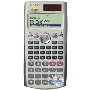 Máy tính tài chính Casio FC-200V