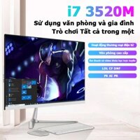 Máy tính tất cả trong một Intel Core i7 Máy tính để bàn chơi game 24 inch Windows 11 MS Office RAM 8GB/16GB SSD 512GB Ch