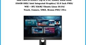 Máy tính tích hợp màn hình Dell OptiPlex 5490 - Intel Core i5-11500, RAM 8GB, Intel® Integrated Graphics, SSD M.2 256GB, 23.8 FullHD