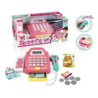 Máy Tính Tiền Đồ Chơi Trẻ Em - Bé Tập Làm Nhân Viên Siêu Thị