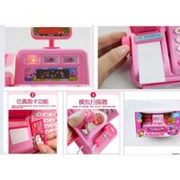 Máy tính tiền siêu thị hello kitty và giỏ hàng