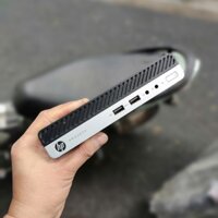 Máy tính Tiny HP 400 G5 mini bé trên tay chạy CPU Intel Core i3 i5 i7 thế hệ 8 9 tiết kiệm điện, êm mát