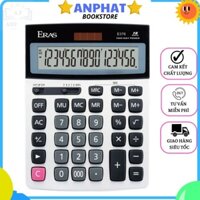 Máy Tính Văn Phòng 16 Số Eras E376 - Máy Tính Tiền Để Bàn Số To, Dễ Nhìn