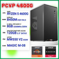 MÁY TÍNH VĂN PHÒNG AMD RYZEN 5 4600G / B450M / 8GB / 120GB-36T