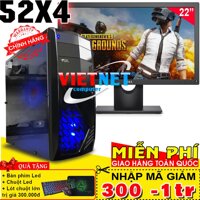 Máy tính VNGame 52X4 core i5 - 2400 card GTX 750Ti (2 Fan) Ram 8GB Hdd 500GB + LcdDell 22inch