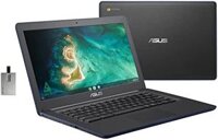 Máy tính xách tay ASUS 2022 C403 Chromebook 14 HD, Intel Celeron N3350, 4GB RAM, 32GB eMMC, Intel HD 500, Webcam HD, Loa ngoài, Chrome OS, Màu xanh đậm, USB 32GB