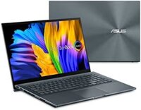 Máy tính xách tay ASUS ZenBook Pro 15 OLED - Màn hình cảm ứng FHD 15,6 inch, CPU AMD Ryzen 7 5800H, GPU NVIDIA GeForce RTX 3050 Ti, RAM 16 GB, SSD PCIe 512 GB, Windows 11 Pro, Màu xám thông, UM535QE-XH71T