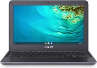 Máy tính xách tay ASUS Chromebook C203XA: Bền bỉ, chống tràn, giáo dục, độ bền MIL-STD 810G, bộ xử lý MediaTek lõi tứ, RAM 4GB và eMMC 32GB, màn hình 11.6 HD, xoay 180 độ, hệ điều hành Chrome OS, màu xám đậm - C203XA-YS02-GR