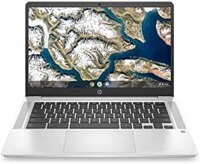 Máy tính xách tay HP 2020 Flagship 14 Chromebook với màn hình chống lóa HD SVA 14 inch, bộ xử lý Intel Celeron N5000, RAM 4GB DDR4, ổ đĩa cứng 64GB eMMC, WiFi, Webcam và hệ điều hành Chrome OS (Gia hạn)