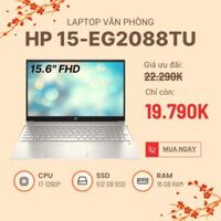 Máy tính xách tay HP Pavilion 15-eg2088TU (Core i7-1260P/ 16GB RAM/ 512GB SSD/ Intel Iris Xe/ 15.6" FullHD/ Win 11) (7C0R0PA)