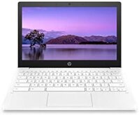 Máy tính xách tay HP Chromebook 11 inch - Pin kéo dài 15 giờ - MediaTek - MT8183 - RAM 4 GB - Bộ nhớ eMMC 32 GB - Màn hình HD 11,6 inch - sử dụng Chrome OS™ - (mẫu 11a-na0021nr, 2020, Màu trắng tuyết)