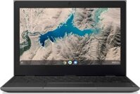 Máy tính xách tay Lenovo 100e thế hệ thứ 2 11.6 chắc chắn và chống tràn, HD Chromebook, CPU MT8173, RAM 4GB LPDDR3, SSD eMMC TLC 32GB, Camera HD 720P, HĐH Chrome - Màu đen