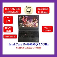 Máy tính xách tay Lenovo ThinkPad T540P Core i7 4800MQ 2.7GHz, Geforce GT730M, 8GB, SSD120GB, 15.6" 3K IPS(2880x1620)