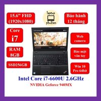 Máy tính xách tay Lenovo ThinkPad T560 Core i7 6600U 2.6GHz, GEFORCE 940MX, 8GB, SSD256GB, 15.6" FHD(1920x1080)