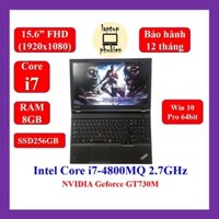 Máy tính xách tay Lenovo ThinkPad T540P Core i7 4800MQ 2.7GHz, GEFORCE GT730M, 8GB, SSD256GB, 15.6" FHD(1920x1080)