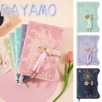 Máy tính xách tay Nhật ký BAYAMO, Máy tính xách tay bằng da PU cỡ B6, có chìa khóa tình yêu Dễ thương 360 trang Notepad