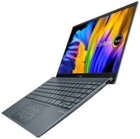 Máy tính xách tay siêu mỏng ASUS ZenBook 13 với màn hình OLED NanoEdge 13.3 inch, CPU Intel Evo i5-1135G7, RAM 8GB LPDDR4X, ổ cứng SSD 256GB, tích hợp Thunderbolt 4, Wi-Fi 6, cài đặt sẵn hệ điều hành Windows 11 Home, tính năng khử tiếng ồn AI, màu xám thông, mã UX325EA-DH51.