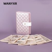 Máy tính xách tay trang sức WANYXR, Dụng cụ sắp xếp trang sức có thể gập lại tiện lợi, Màn hình bằng da PU Túi du lịch cầm tay Vòng cổ