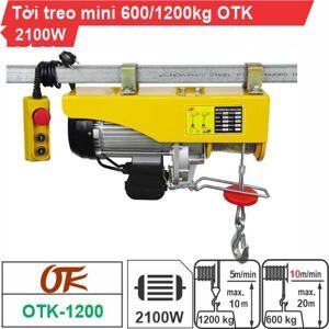 Máy tời điện mini OTK-1200 - 600/1200kg