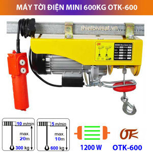 Máy tời điện mini OTK-600 - 300/600kg