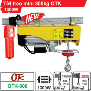 Máy tời điện mini OTK-800 - 400/800kg