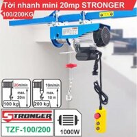 Máy tời điện nhanh mini 20m/p STRONGER 100kg