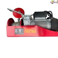 Máy tời điện PA200 tải trọng 100kG (200kG) dây cáp 20m Tời treo mini PA200 máy xây dựng giá sĩ
