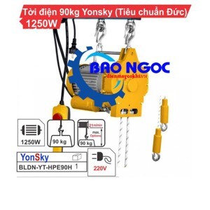 Máy tời điện Yonsky BLDN-YT-HPE90H