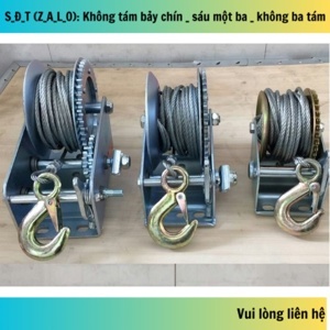 Máy tời quay tay KENBO 1600lbs 726kg-8m