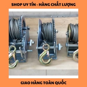 Máy tời quay tay KENBO 1600lbs 726kg-8m