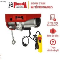 Máy tời treo PANDA TPA200/25 dây dài 25m trọng tải tối đa 200Kg chuyên dùng kéo hàng hóa ct