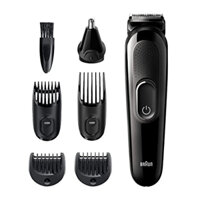 Máy Tông Đơ Cạo Râu Cắt Tóc Đa Năng Braun 6in1, Máy Tỉa Lông Mũi, BH 24 Tháng, Shop Hàng Đức