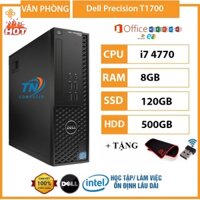 Máy trạm Dell Precision T1700 SFF Core i7 4770 Ram 8GB, Ổ cứng SSD 120GB + HDD 500GB + Qùa Tặng - Bảo Hành 12 Tháng