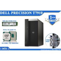 MÁY TRẠM DELL PRECISION T7910 / DUAL XEON E5-2673 V4 (80 LUỒNG) - E5-2696 V4 ( 88 LUỒNG ) / RAM DDR4 128GB ECC