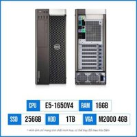 Máy trạm Dell Precision Tower 5810 – Xeon E5-1650 V4 | 16G | 256GB SSD | 1TB HDD | M2000 4GB