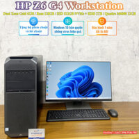 MÁY TRẠM HP Z6 G4 Workstation Dual Xeon Gold 6138 / Ram 128GB / SSD 512GB NVMe + HDD 2TB / Quadro M6000 12GB / Like new