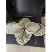 Mây tre- 6 quạt lá cọ y hình -Tre HN