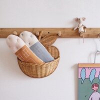 [MÂY TRE CÓI BIBO] Giỏ đựng đồ hình quả táo treo tường, trang trí tạo điểm nhấn căn phòng