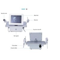 Máy trẻ hóa da vi điểm RF 2 tay cầm, 1 tay trẻ hóa vi kim sóng RF, 1 búa làm lạnh [bảo hành 12 tháng]