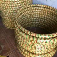 Mây tre- Vòng lắc eo nặng 1.6kg masseger giữ eo -Tre HN