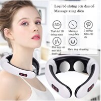 MÁY TRỊ LIỆU MASSAGE CỔ VAI GÁY HỒNG NGOẠI, RUNG, XUNG ĐIỆN MINI  3D HX-5880