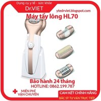 Máy triệt lông Beurer HL70 nhỏ gọn tẩy sạch các vùng lông không mong muốn trên cơ thể một cách nhẹ nhàng, không kích ứng