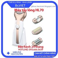 Máy triệt lông Beurer HL70 nhỏ gọn tẩy sạch các vùng lông không mong muốn trên cơ thể một cách nhẹ nhàng, không kích ứng