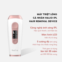 Máy Triệt Lông Cá Nhân Halio IPL Hair Removal Device hiệu quả nhanh, lâu dài, không tác dụng phụ cải thiện và trẻ hoá da