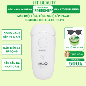 Máy triệt lông cá nhân HoMedics IPL-HH390