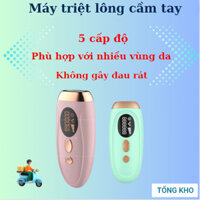 Máy triệt lông cầm tay IPL hàng chính hãng, máy triệt lông tay, lông nách, vùng kín